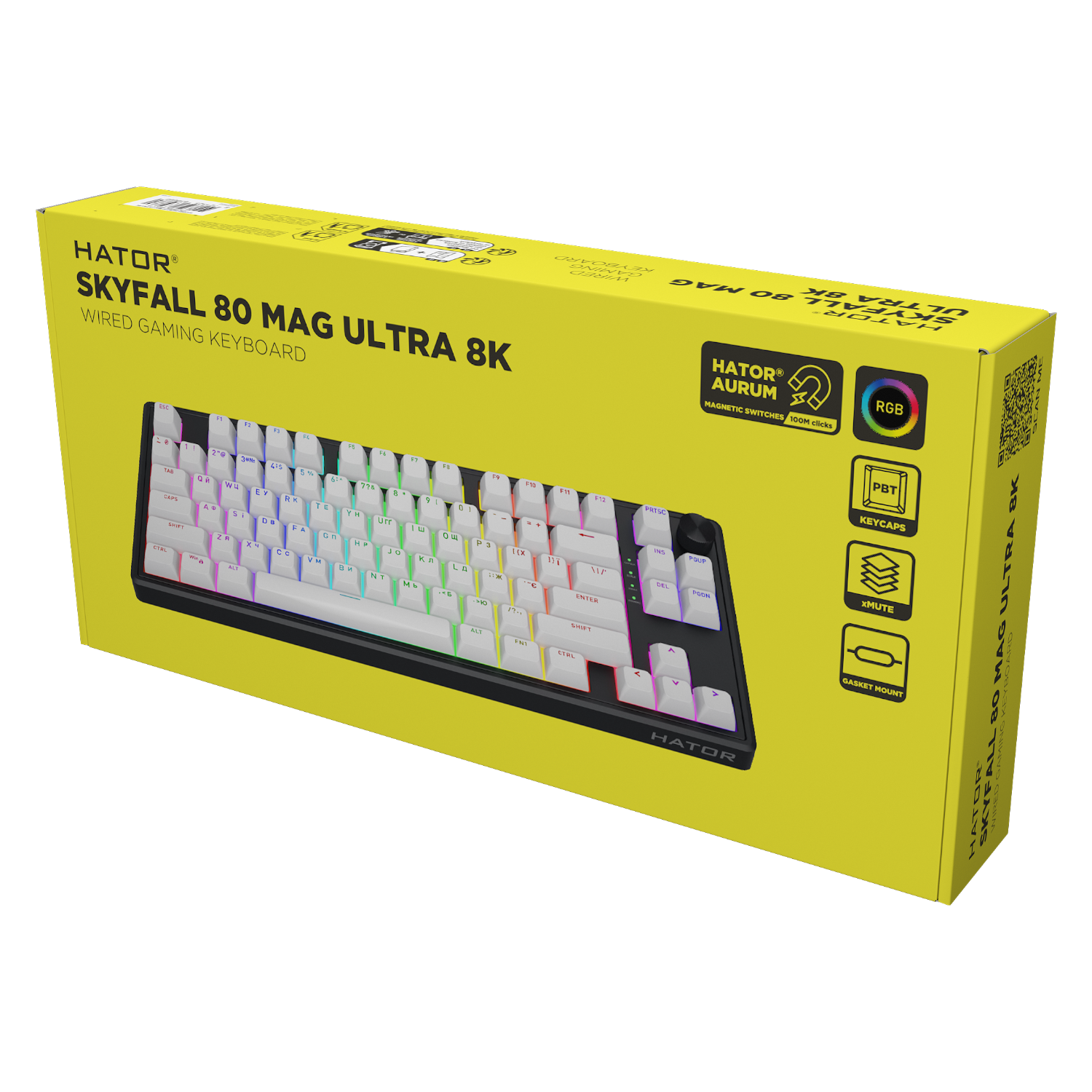 HATOR Skyfall 80 MAG Ultra 8K Black-Black (HTK1880UA) obrazek 6