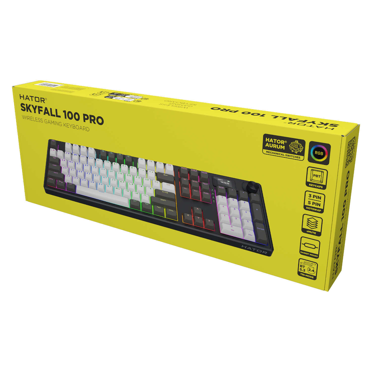 HATOR Skyfall 100 PRO Wireless Grey-Black (HTK4100UA) image 6