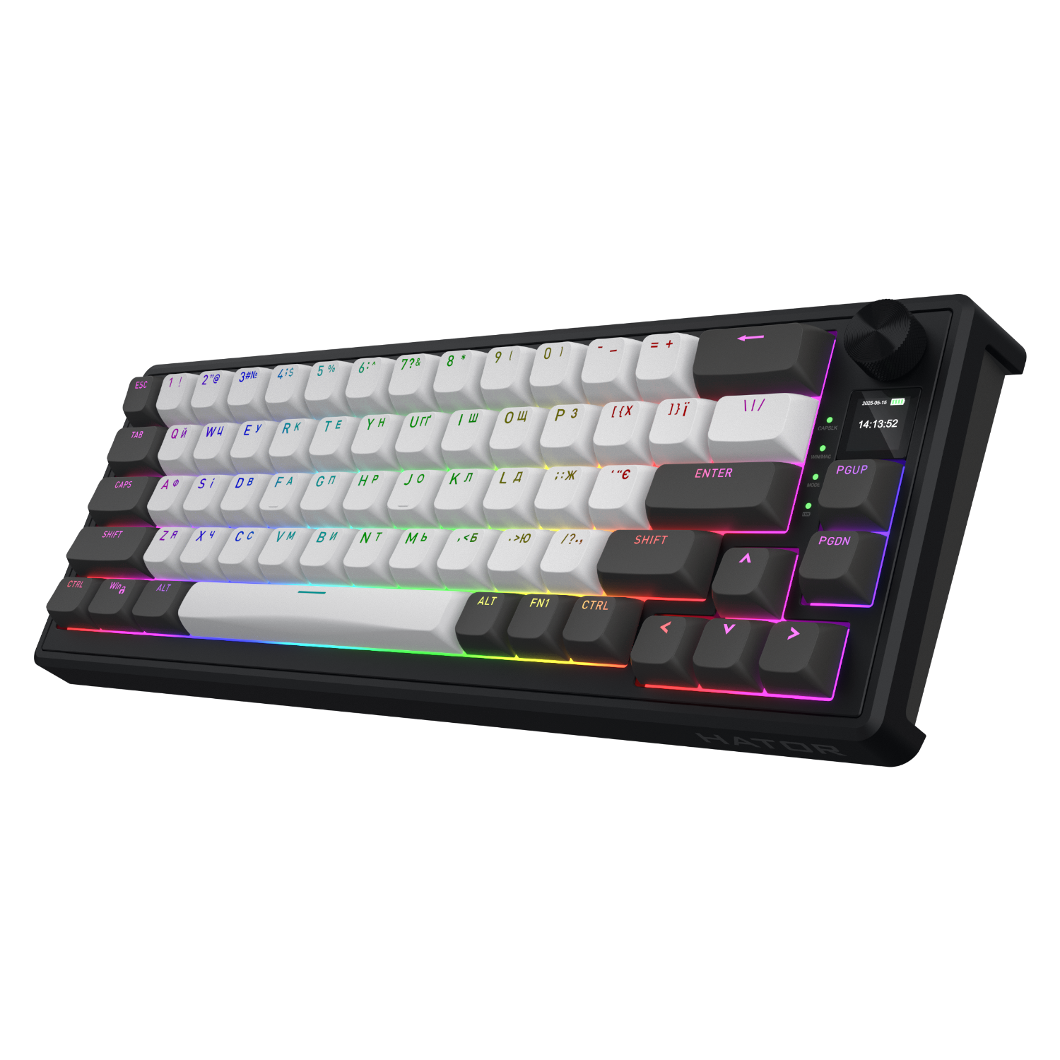 HATOR Skyfall 65 PRO Wireless Grey-Black (HTK4160UA) зображення 2