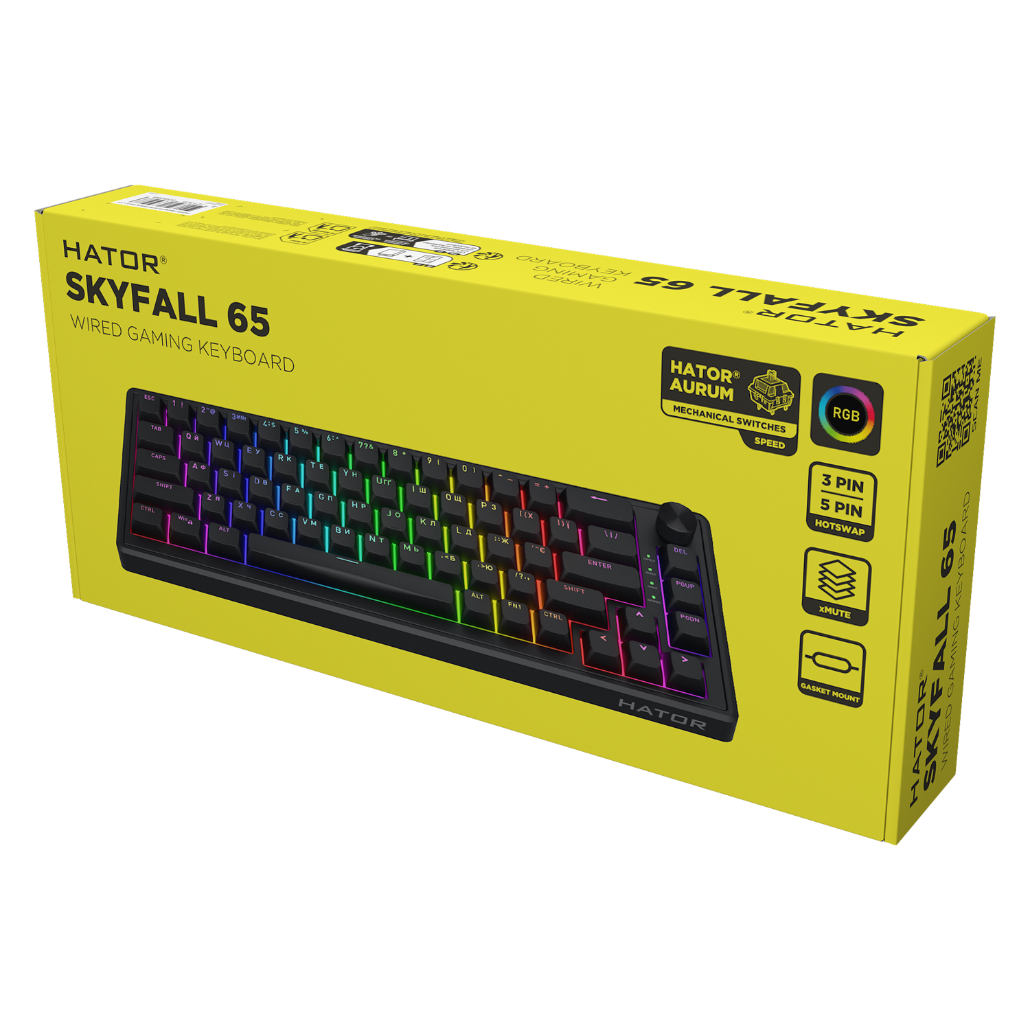 HATOR Skyfall 65 Black-Black (HTK1160UA) image 6