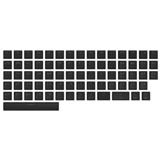 HATOR OMA profile PBT keycap set Black US/UA  A-part  ANSI/ISO (HTS500)