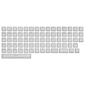 HATOR OMA profile PBT keycap set White US/UA  A-part  ANSI/ISO (HTS510)