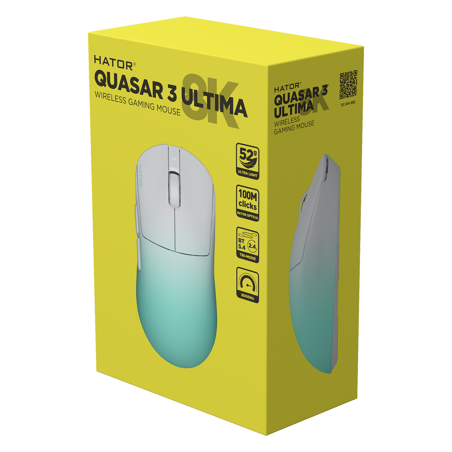 HATOR Quasar 3 ULTIMA 8K Wireless (HTM761) white/mint image 6