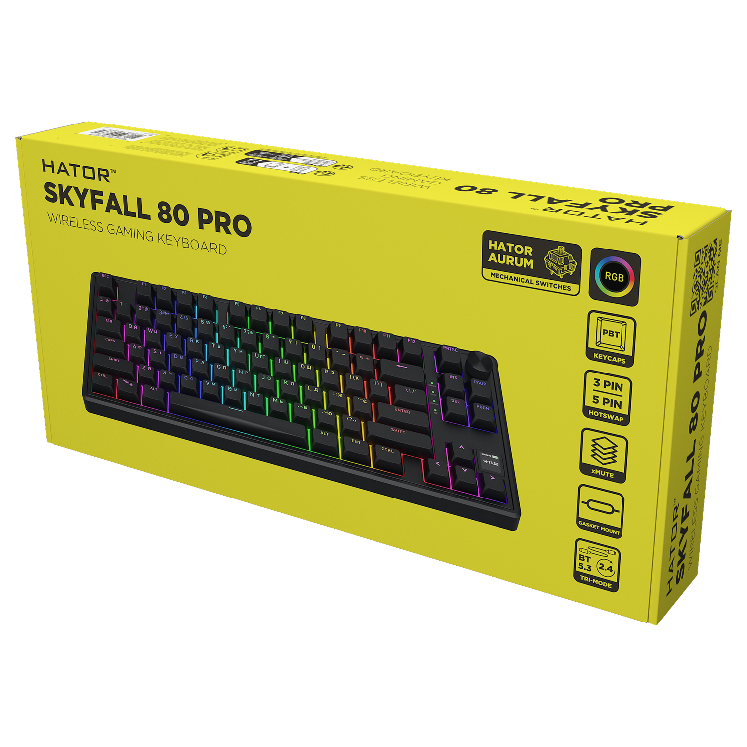 HATOR Skyfall 80 PRO wireless black (HTK4181UA) obrazek 6