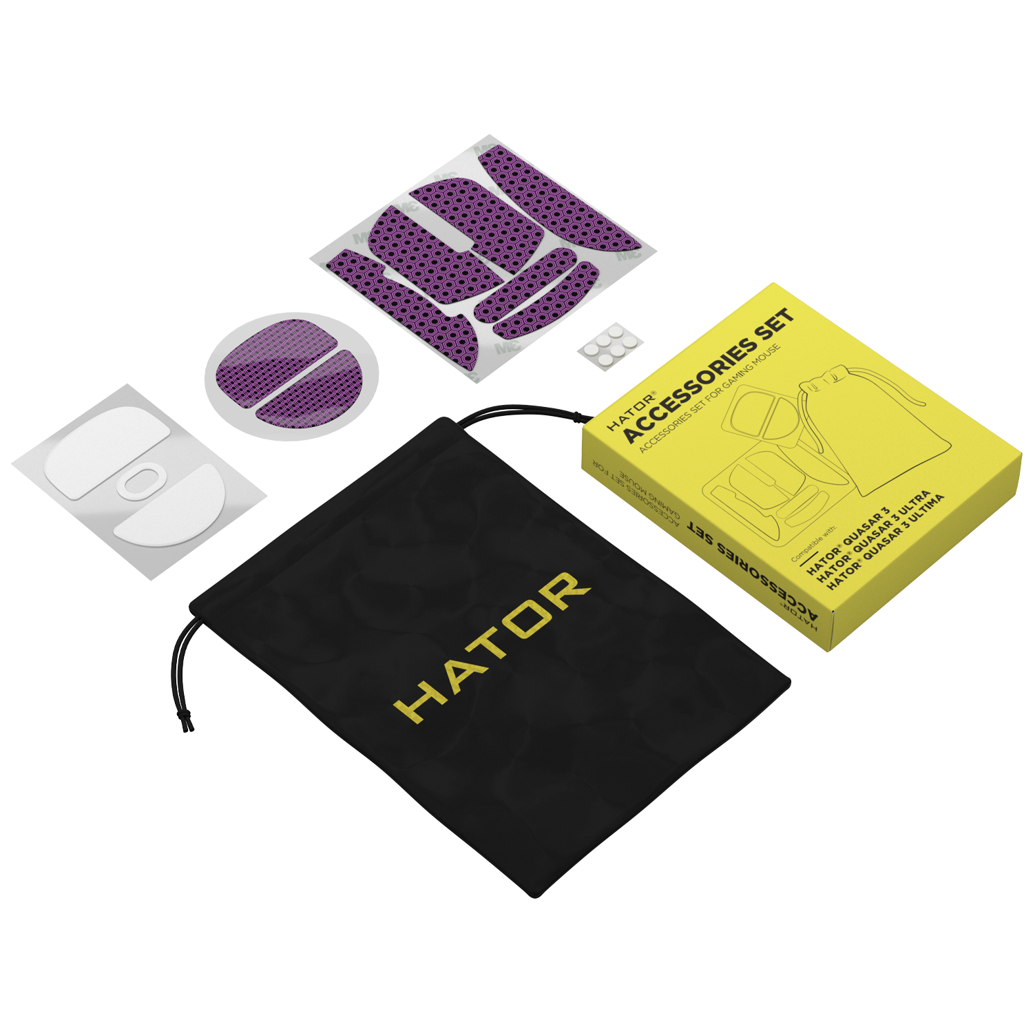HATOR Accessories Set for Quasar 3 series gaming mouse for HTM770-771 (ACC070) obrazek 