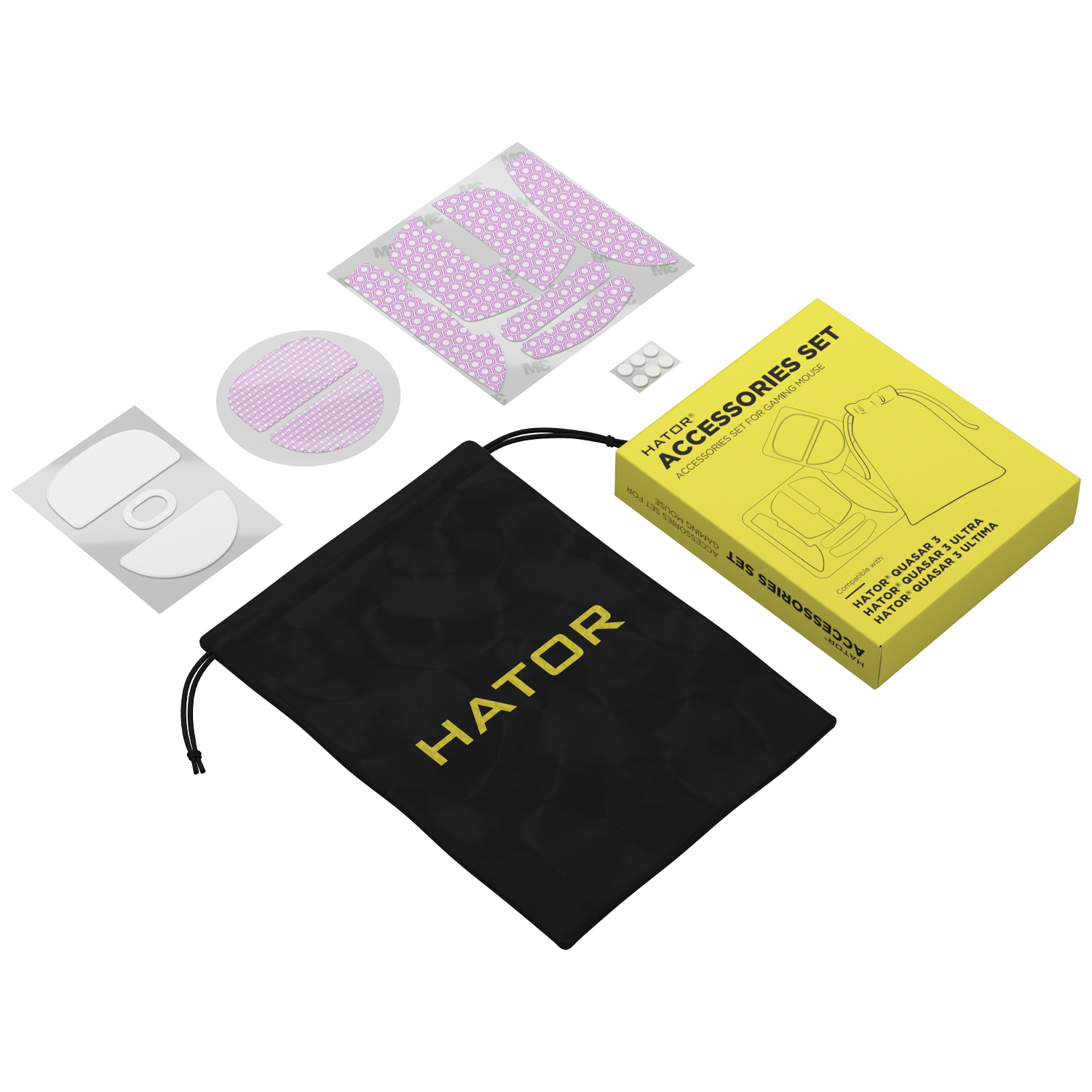 HATOR Accessories Set for Quasar 3 series gaming mouse for HTM770-771 (ACC071) obrazek 