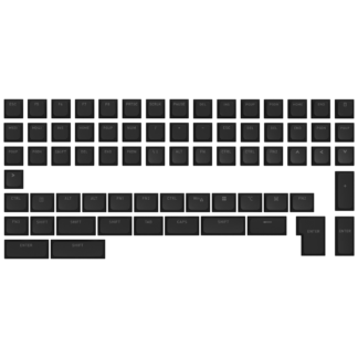 HATOR OMA profile PBT keycap set black B-part ANSI/ISO (HTS503)