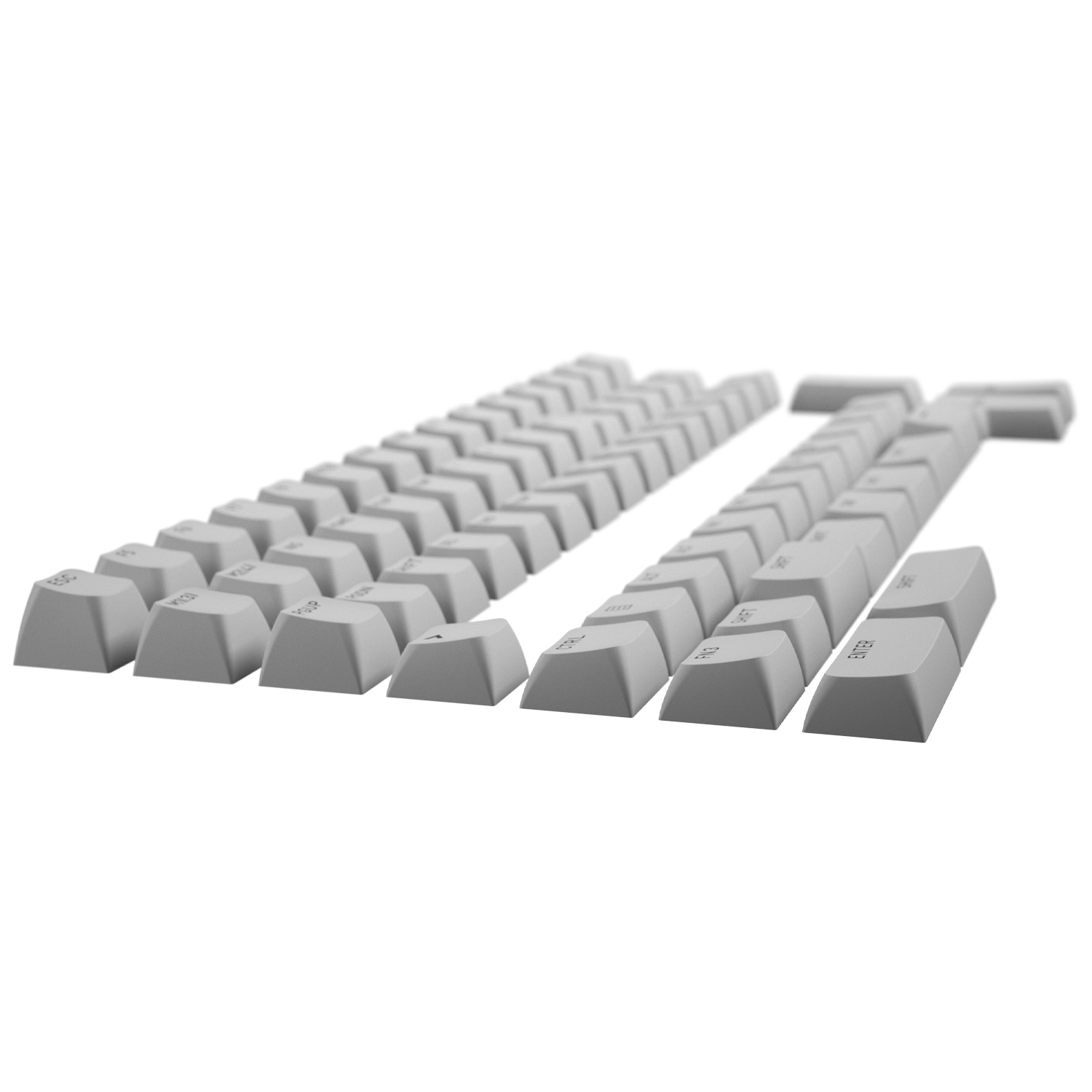 HATOR OMA profile PBT keycap set white B-part ANSI/ISO (HTS513) bild 3